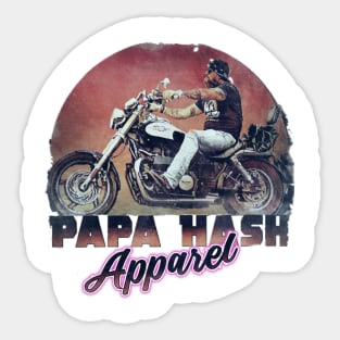 Papa Hash Apparel: Late Night Sticker